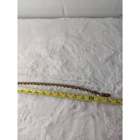 Vinatge Solid Brass Gold‎ Tone Couture Chain Link Belt - Picture 6 of 7